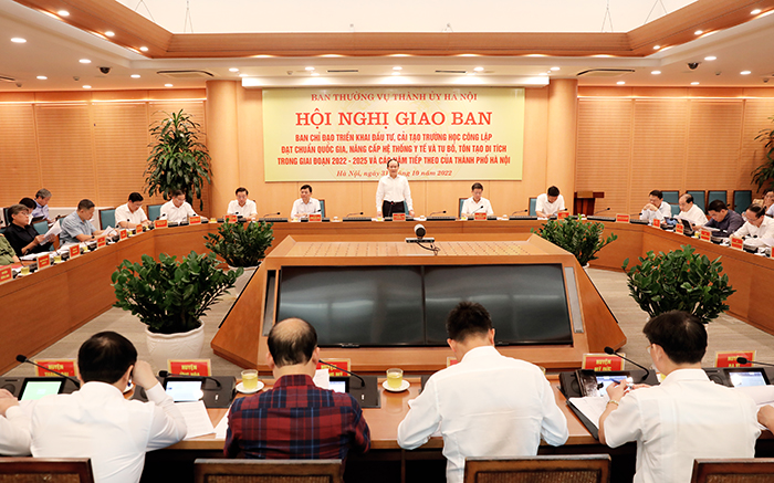 Hà Nội thúc đẩy nhanh các dự án đầu tư lĩnh vực y tế, giáo dục và văn hóa